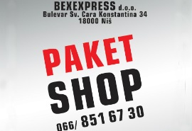 Staro sajmiste Bex paket shop