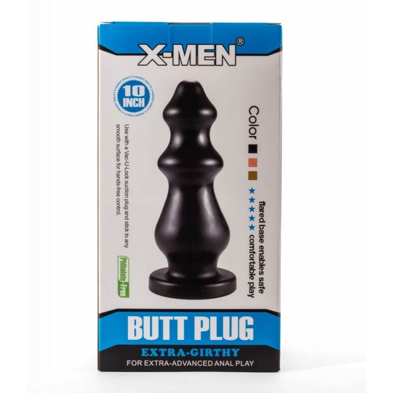 X-Men 10inch Extra Girthy Butt Plug  XMEN1235